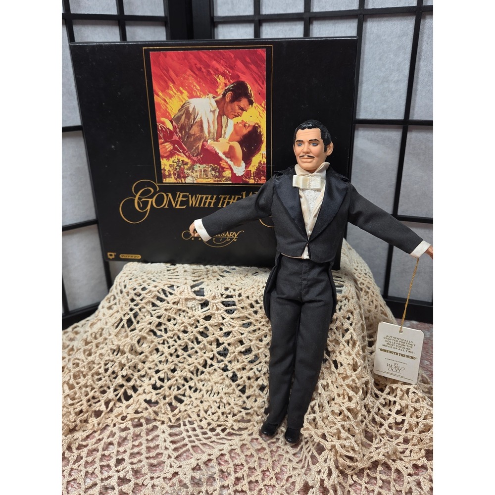 Gone With The Wind 50th Anniversary Rhett Butler World Doll & VHS Box Set